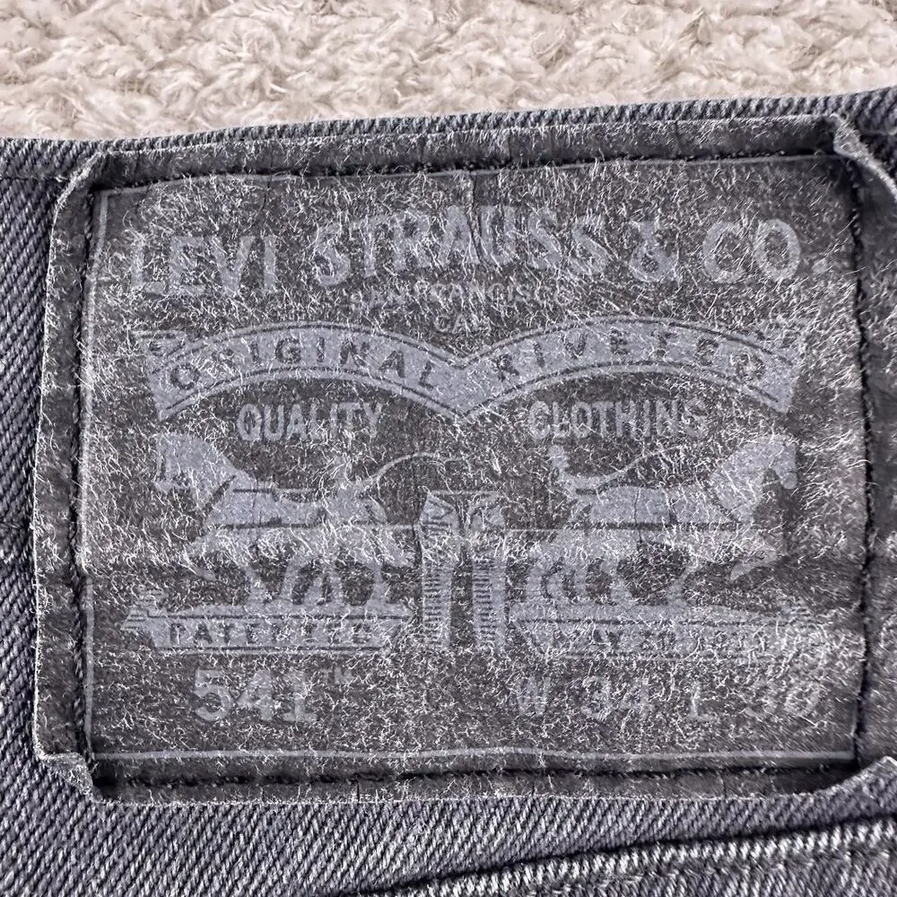 Men's Levi's 541 Gray Denim Jeans 34‎ x 30